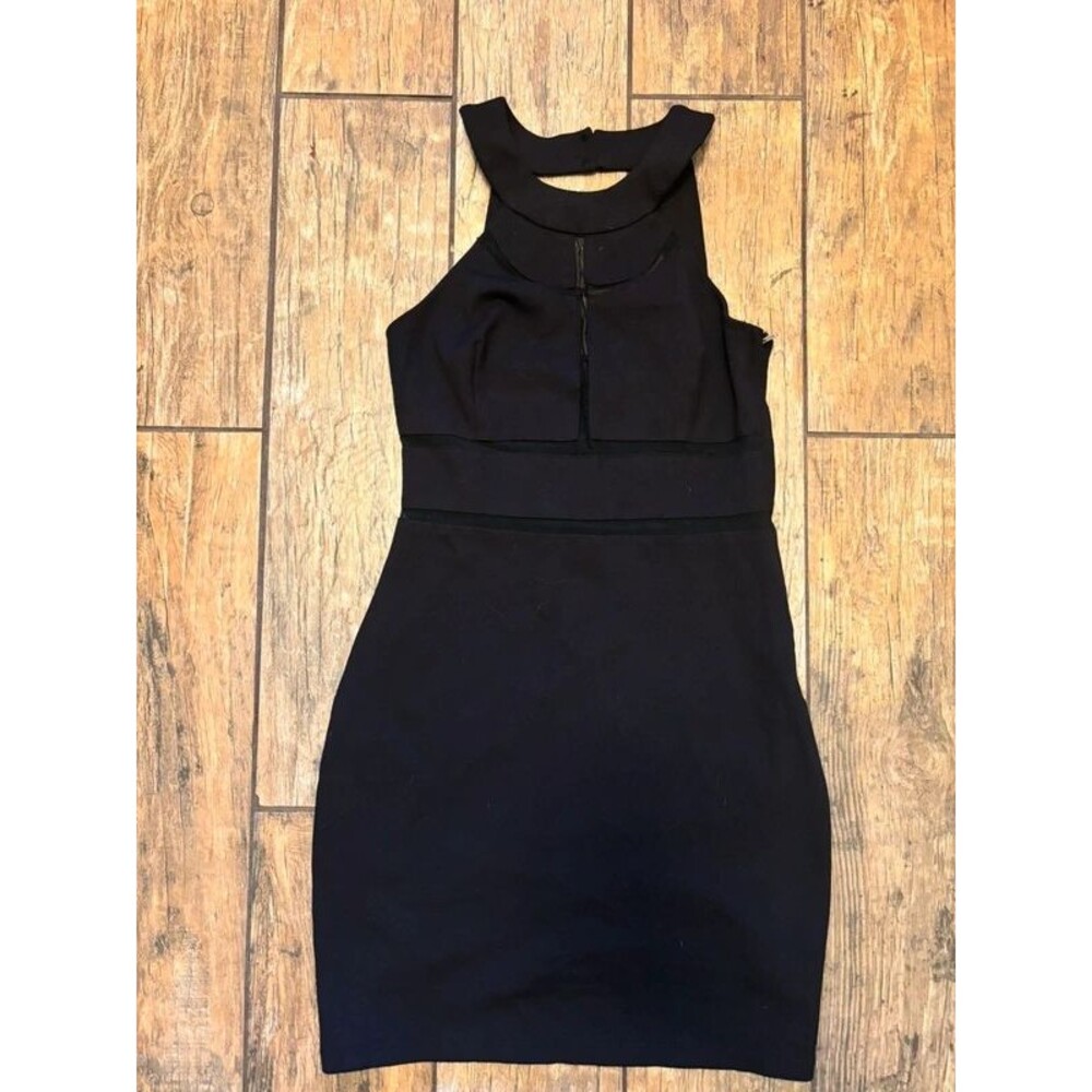 Guess Black Sexy Black form fitting Dress Small S